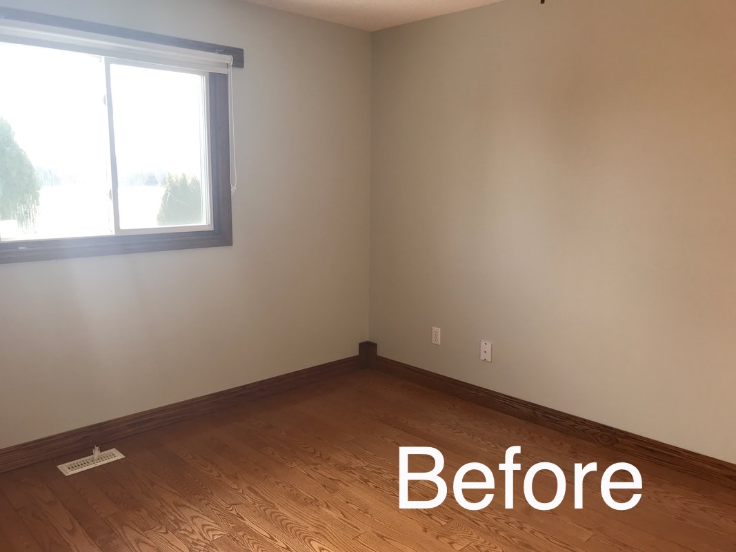 Vacant town house needing home staging